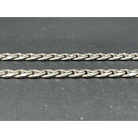 Mens 925 Sterling Silver Anchor Link Necklace