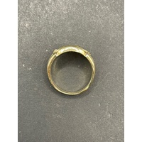 Mens 14ct Yellow Gold Panther Ring