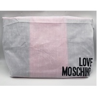 Love Moschino Quilted Two Tone Tote Bag with Dust Cover