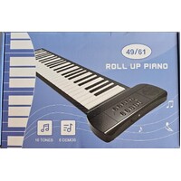 Piano Electronic Silicone Foldable 61 Keys Roll Up Piano Keyboard for Beginners (NEW)