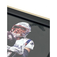 NFL Fanatics Signed Rob Gronkowski NE Patriots Super Bowl Frame (Pre-Owned)