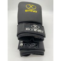 Sting Armaplus SAS Boxing Bag Mitts Black/Yellow Size XL + Bag (Pre-owned)