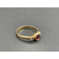 Ladies 18ct Yellow Gold Ring (Pre-Owned)