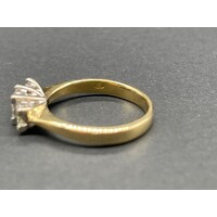 Ladies 18ct Yellow Gold Diamond Ring (Pre-Owned)