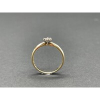 Ladies 9ct Yellow Gold Ring (Pre-Owned)