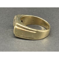 Mens 9ct Yellow Gold Ring (Pre-Owned)