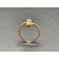 Ladies 18ct Yellow Gold Diamond Ring (Pre-Owned)