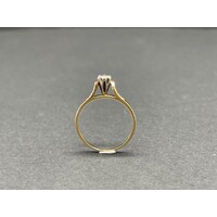 Ladies 18ct Yellow Gold Diamond Ring (Pre-Owned)