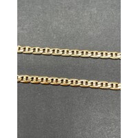 Men's 9ct Yellow Gold Anchor Link Necklace