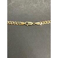 Unisex 9ct Yellow Gold Curb Link Necklace