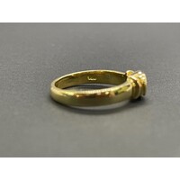 Ladies 18ct Yellow Gold Diamond Ring