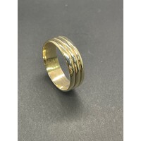 Mens 9ct Solid Yellow Gold Ring