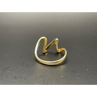 Ladies 9ct Yellow Gold Swirl Design Ring