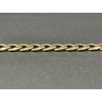 Mens 9ct Yellow Gold Curb Link Bracelet