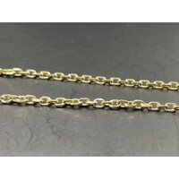 Ladies 14ct Yellow Gold Cable Link Necklace