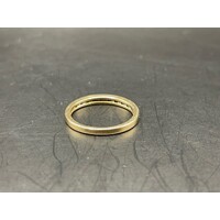 Ladies 9ct Yellow Gold Diamond Stacker Ring