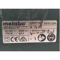 Metabo Corded 1700W 220-240V Angle Grinder 180mm W17-180 Made in Germany