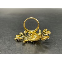 Ladies 18ct Yellow Gold Fancy Design Ring