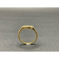 Ladies 18ct Yellow Gold Diamond Enhancer Ring