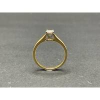 Ladies 18ct Yellow Gold Diamond Engagement Ring