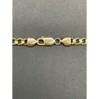 Men's 9ct Yellow Gold Tight Curb Link Necklace