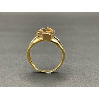 Unisex 18ct Three Tone Gold Ring