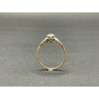 Ladies 18ct Yellow Gold Diamond Ring