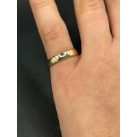 Ladies 10ct Yellow Gold Plain Band Ring