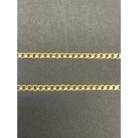 Men's 9ct Yellow Gold Curb Link Necklace