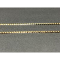 Unisex 9ct Yellow Gold Curb Link Necklace