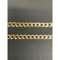 Men's 9ct Yellow Gold Curb Link Necklace