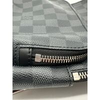 Louis Vuitton Mens Avenue Sling Bag Stylish Damier Graphite Canvas Design