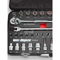 Repco 52 Piece Metric Socket Set 1/4 Inch and 3/8 Inch Drive RTK3214