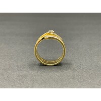 Ladies 18ct Yellow Gold Diamond Ring