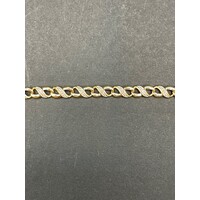 Ladies 9ct Yellow Gold Figure 8 Link Bracelet