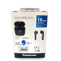 Panasonic RZ-B110W Black Digital Wireless Stereo Earphones with Cable and Box