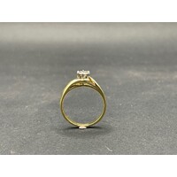 Ladies 18ct Yellow Gold Diamond Engagement Ring