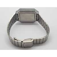 Casio Vintage Digital Stainless Steel Quartz A100WE-7BDF Unisex Watch