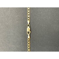 Unisex 9ct Yellow Gold Curb Link Necklace