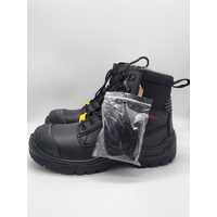 KingGee K27985 Phoenix 6CZ EH Side Up Work Safety Boots Black Size Mens US 10.5