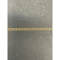 Unisex 9ct Yellow Gold Anchor Link Bracelet