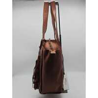 Evity Mila Leather Tote Bag Handbag Tan 3217370 with Dust Bag