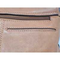 Evity Maya Leather Flap Crossbody Bag with Adjustable Crossbody Strap