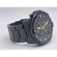 Chisel 5829270 Stainless Steel Mens Chronograph Watch in Black 100m WR