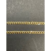 Unisex 9ct Yellow Gold Curb Link Necklace