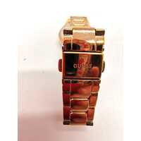 Guess Glitter Girl Ladies Watch W0987L3 Rose Gold Stainless Steel Two Tone Dial