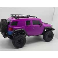 1/10 Brushless Rock Climber 4x4 Off-Road RC Car Purple with Remote and Charger