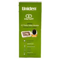 Uniden BW3531 4.3 Inch Baby Video Monitor with Pan and Tilt Camera