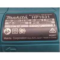 Makita HP1631 710W 230-240V 50-60Hz 3.1A Corded Hammer Drill with Case