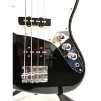 Artist 2 Pickups Volume 2 Tone Dials Black Electric Bass Guitar with Gig Bag